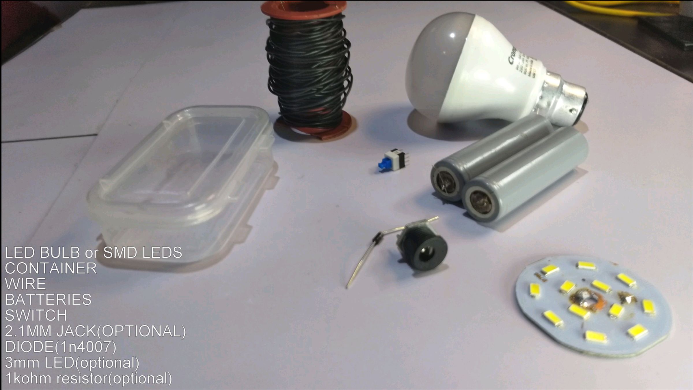DIY LED FLASHLIGHT (SUPER BRIGHT) 12 Steps (with Pictures