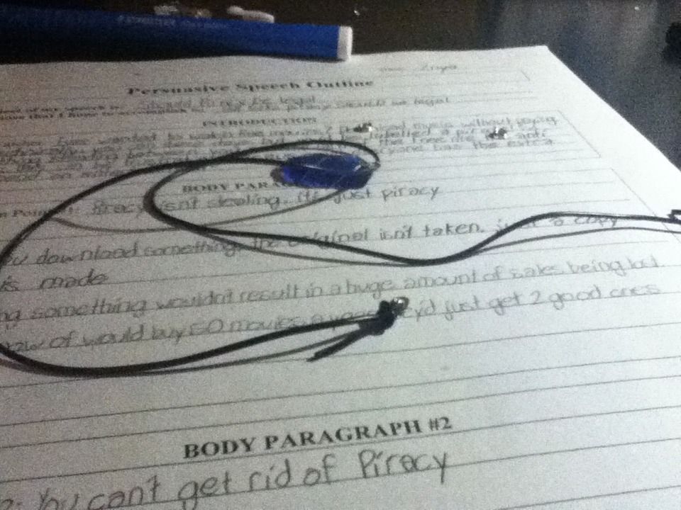 Recycling Earbud Wires Thingy