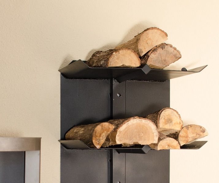 Design Wood Log Shelf