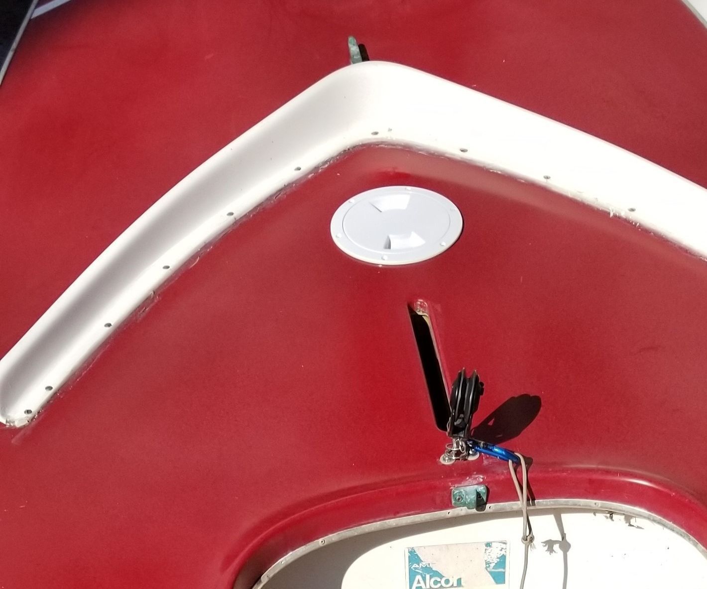 Install an Inspection Port in a Sunfish Sailboat 10 Steps Instructables