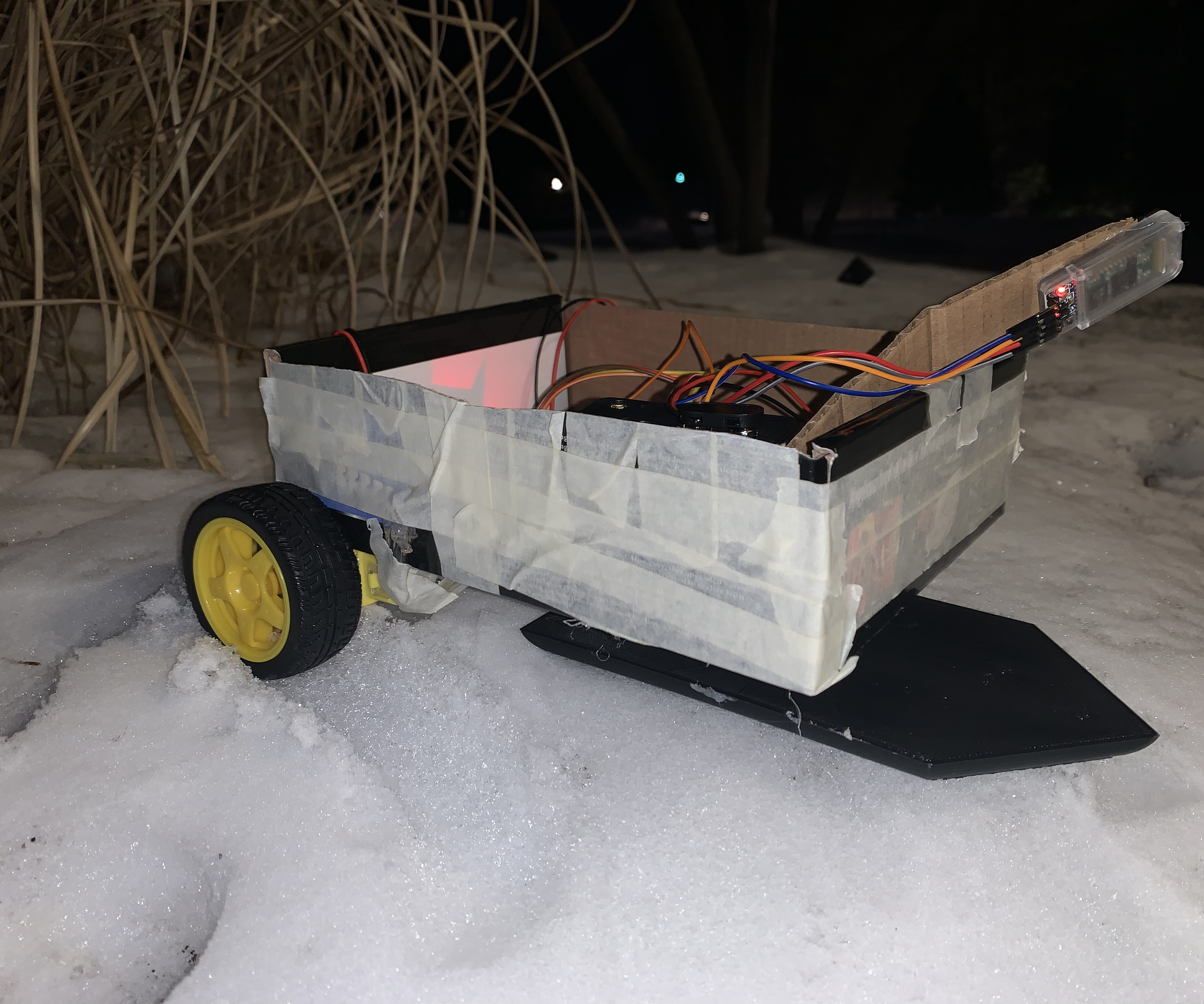 Arduino Bluetooth Ski RC Car for the Snow
