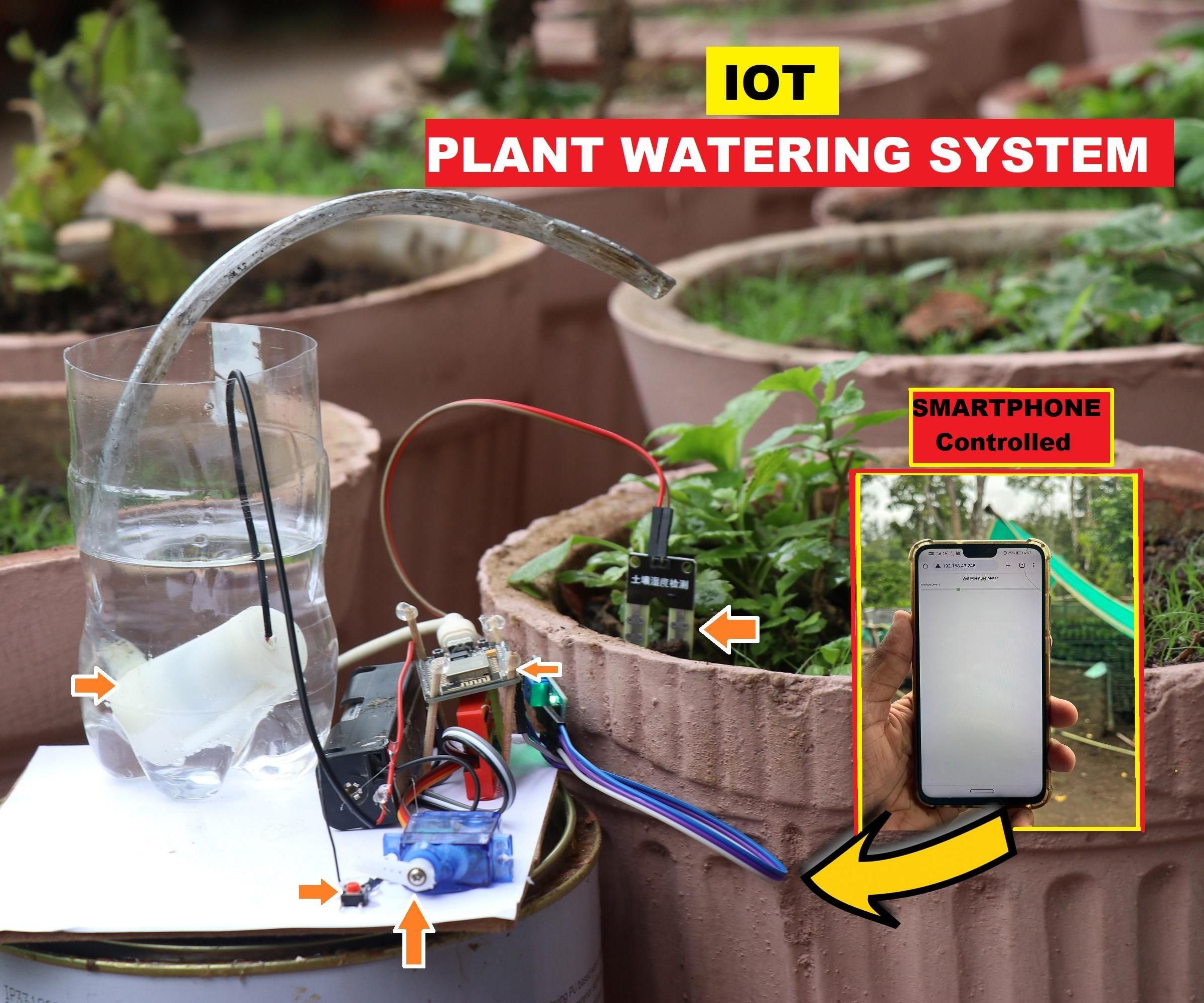 How to Make IoT Plant Watering System With Web Server Monitoring : 7 Steps  (with Pictures) - Instructables