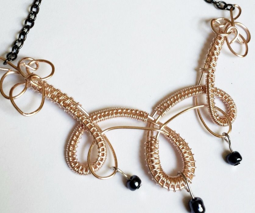 Woven Wire Pendant