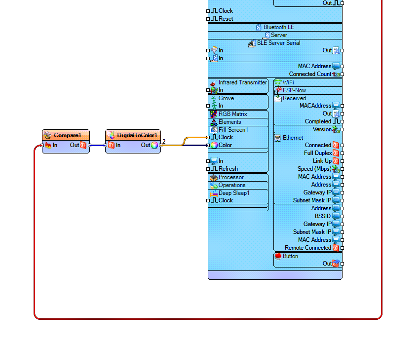 In Visuino Connect Components photo 2