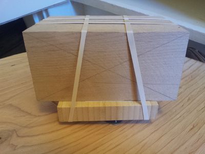Step 4: Create a Spacer With a Block of Wood 