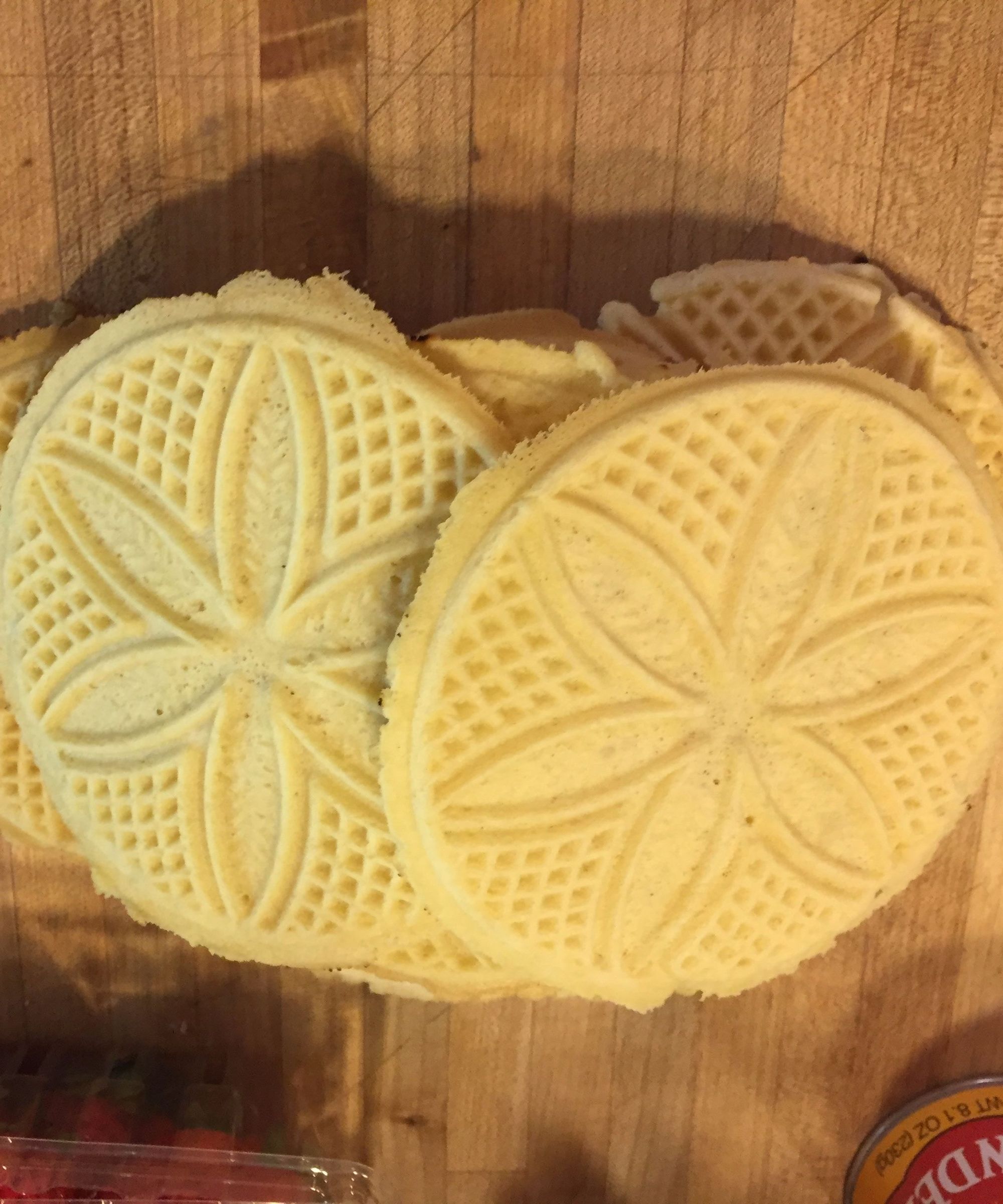 Pizzelle's Aka Krumkake