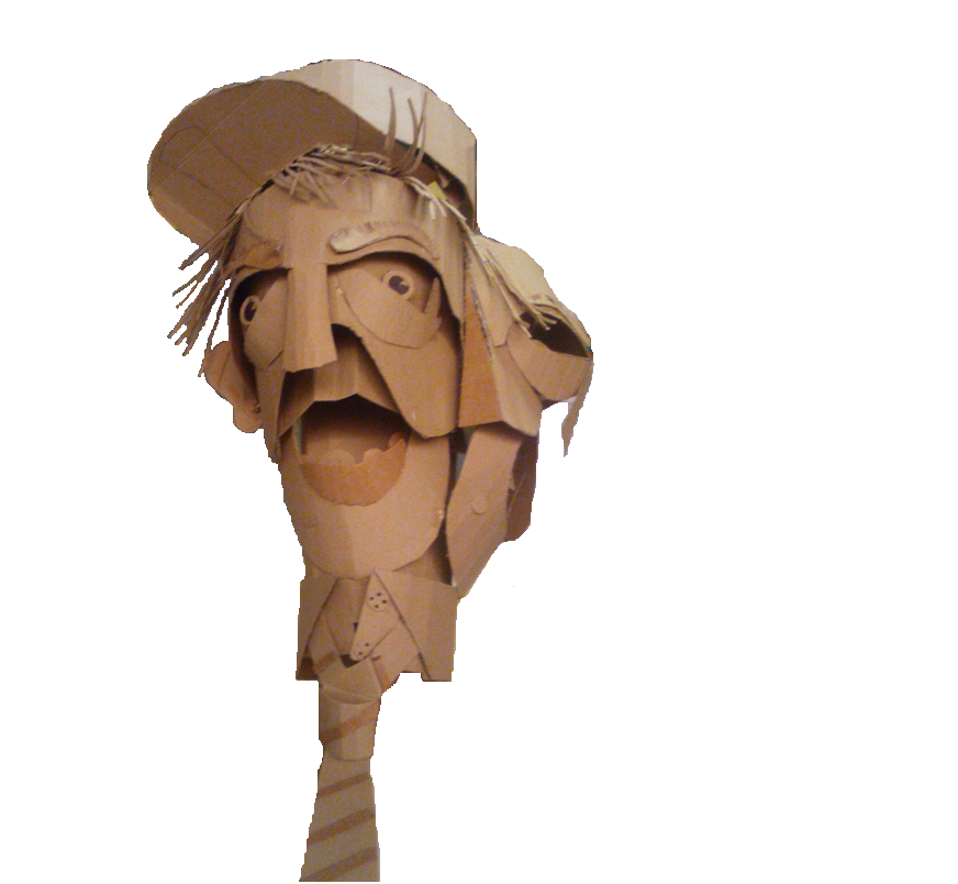 Make a Life-size Cardboard 3D Self Portrait