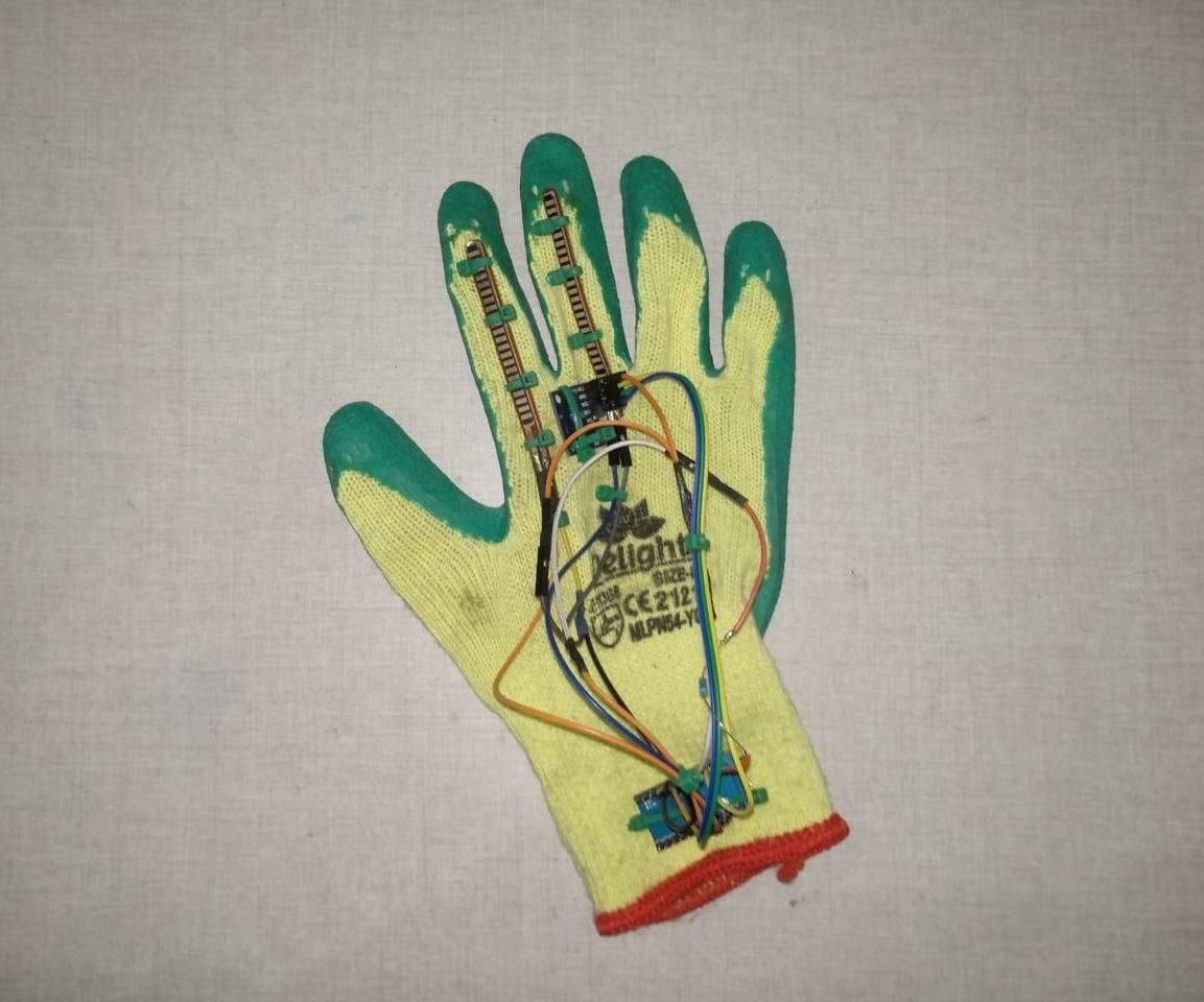 Gesture Mouse - Controling Computer With a Glove