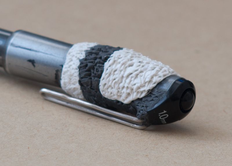 Pen clip repair - with Sugru