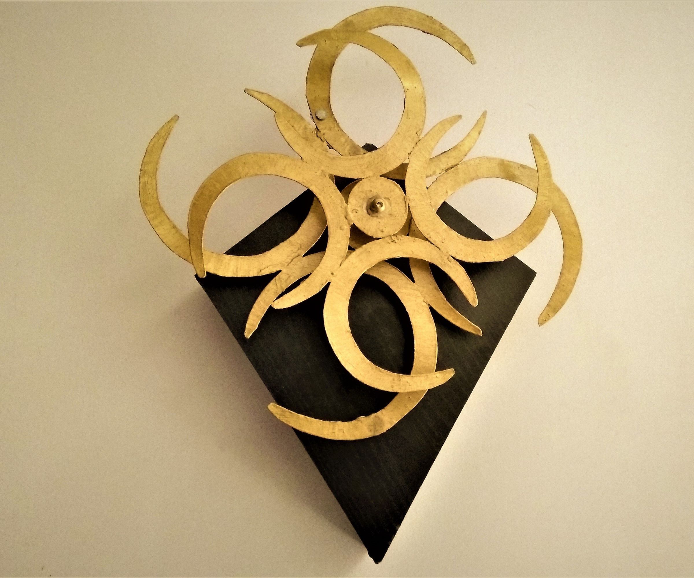 Homemade Double Pendulum Kinetic Art 