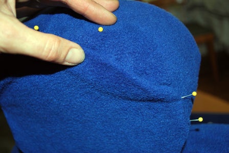 Prepping and Pinning the Seat Back