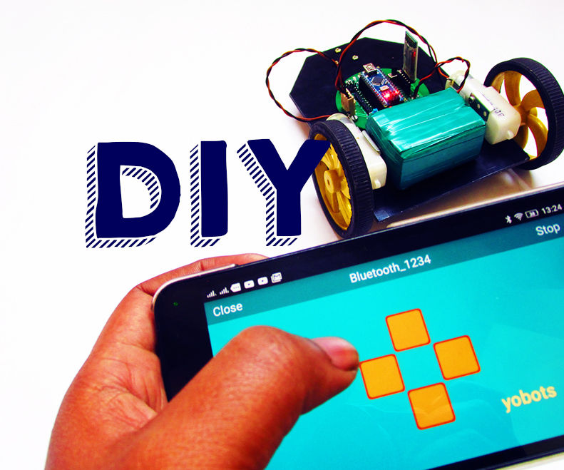 Smartphone Control Robot ♠ DIY ♠