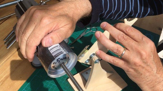 Scoring the Soda Can With Strip Cutter