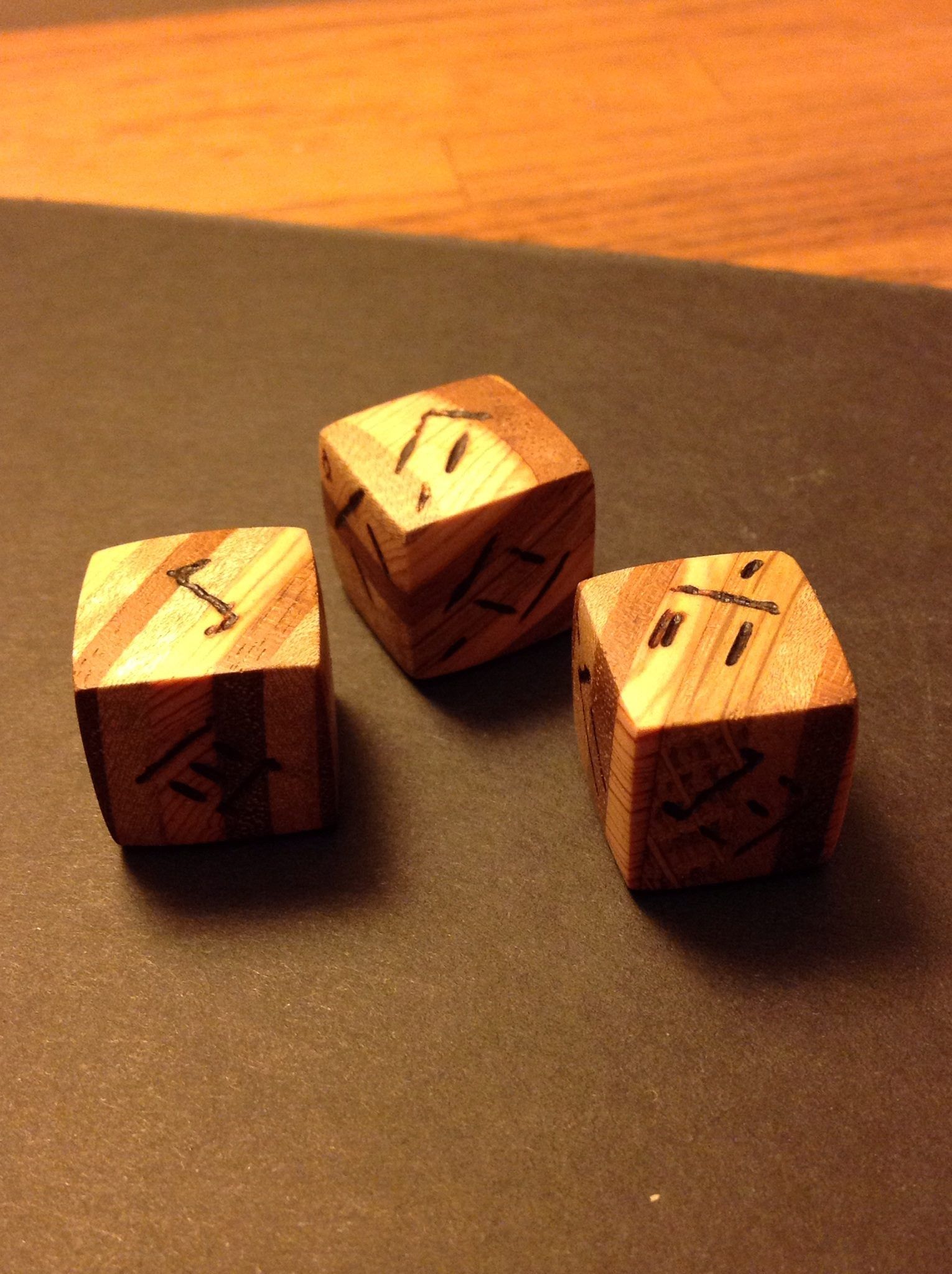 Oman Numeral D6 Dice