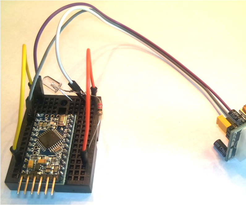 Motion Detector With LED for Beginners