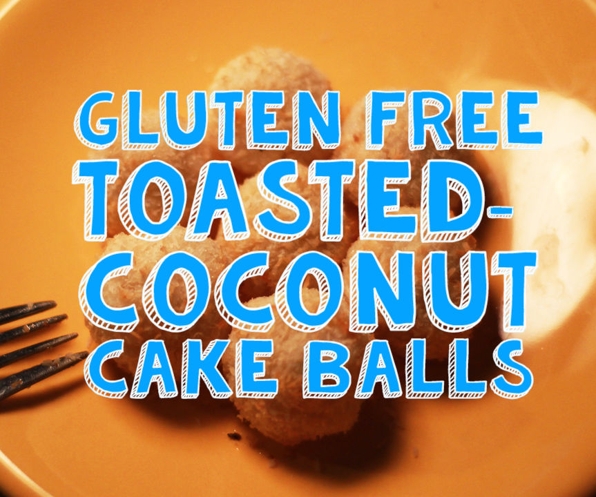 Toasted Coconut Cake Balls
