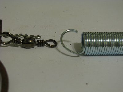 Attaching the Spring to the Swivel.