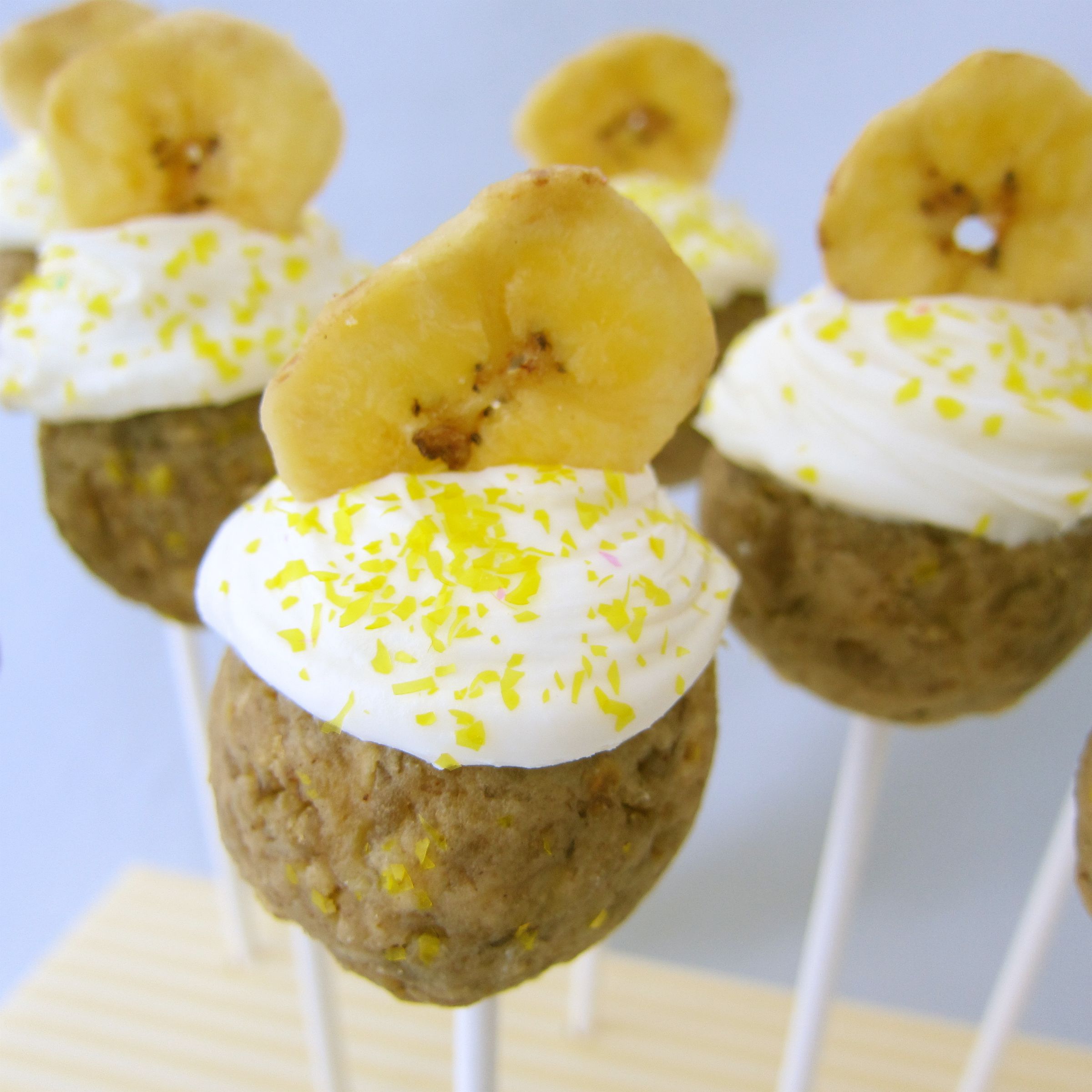 Naked Banana Cake Pops