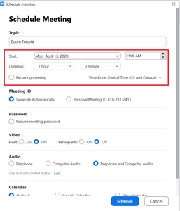 Set Up Your Meeting