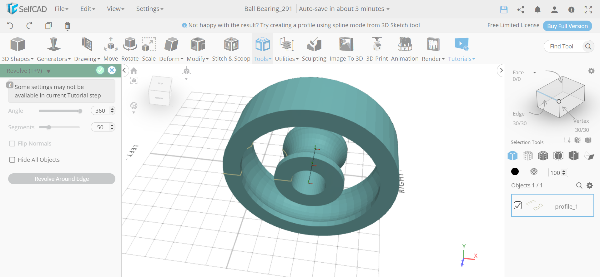 HOW TO CREATE a 3D BALL BEARING IN 3D MODELLING SOFTWARE : 9 Steps ...