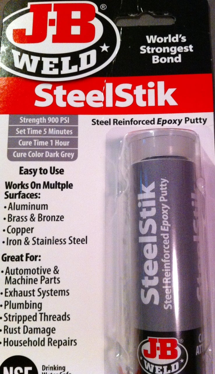 WELD  IRON  SPIKE  to  LAG  BOLT  THREAD