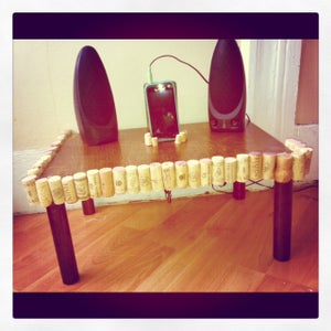 Wine-Inspired Speaker Table