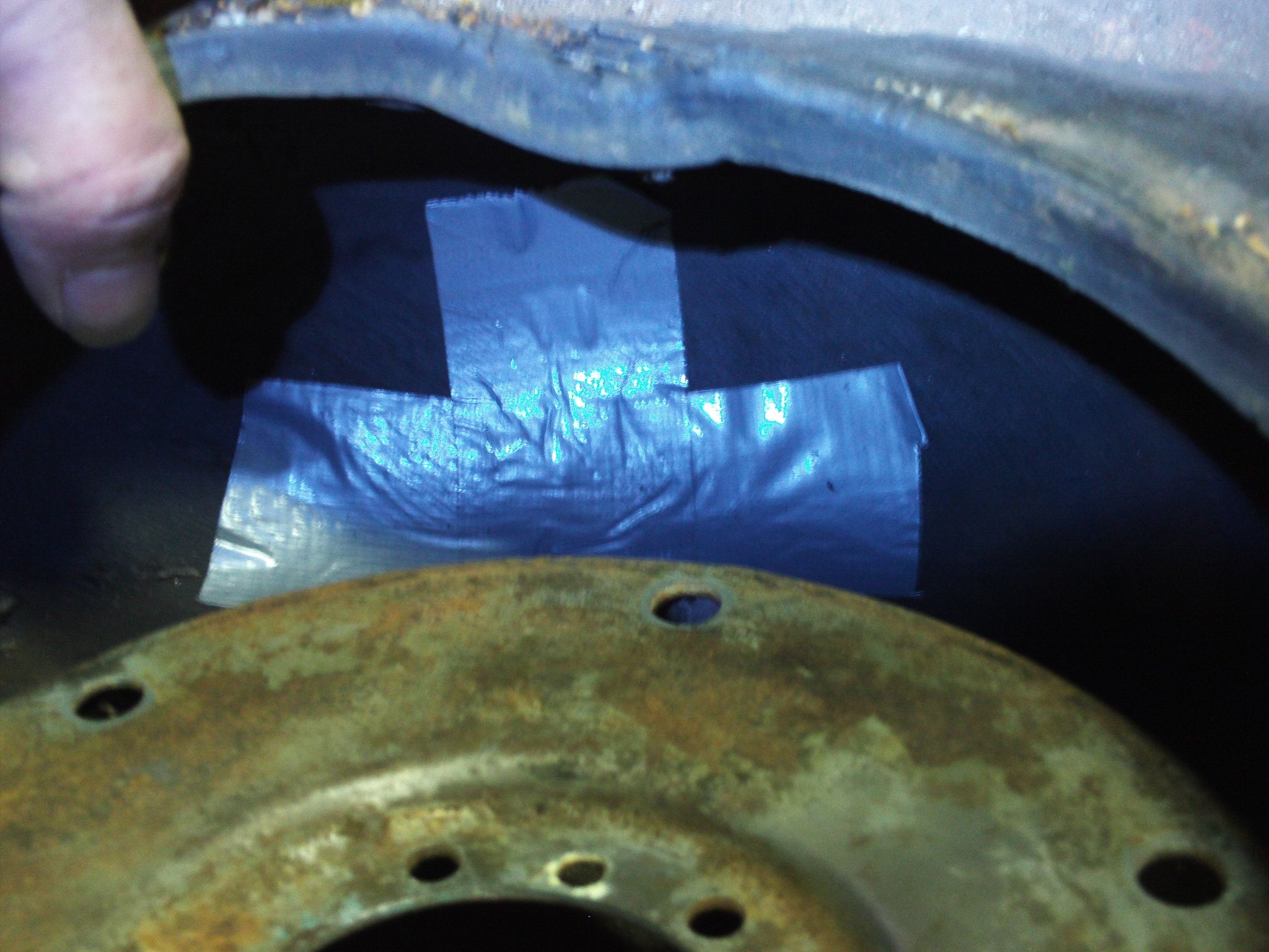 Duct Tape Tire Repair 3 Steps Instructables