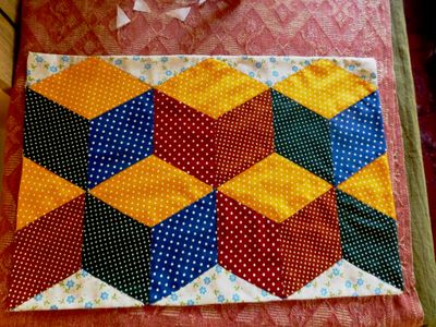 Hand-stitch the Baking to the Design