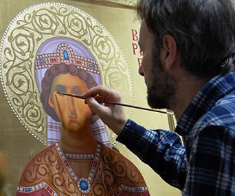 ICONOGRAPHY or EGG TEMPERA for RELIGION ICONS