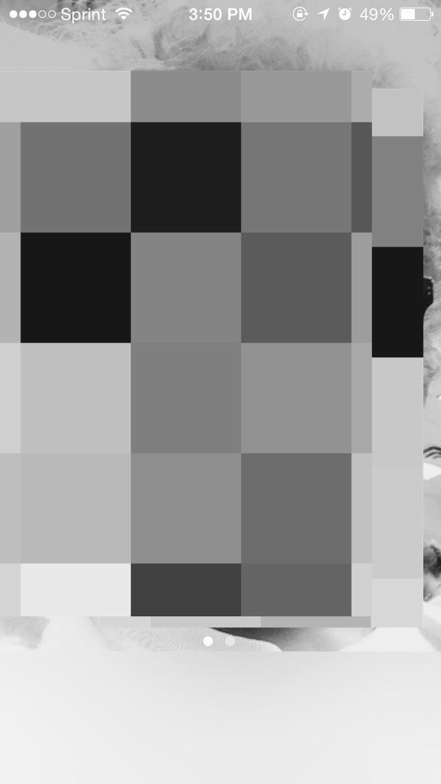 IOS 8 Grayscale and Blank Home Screen Prank