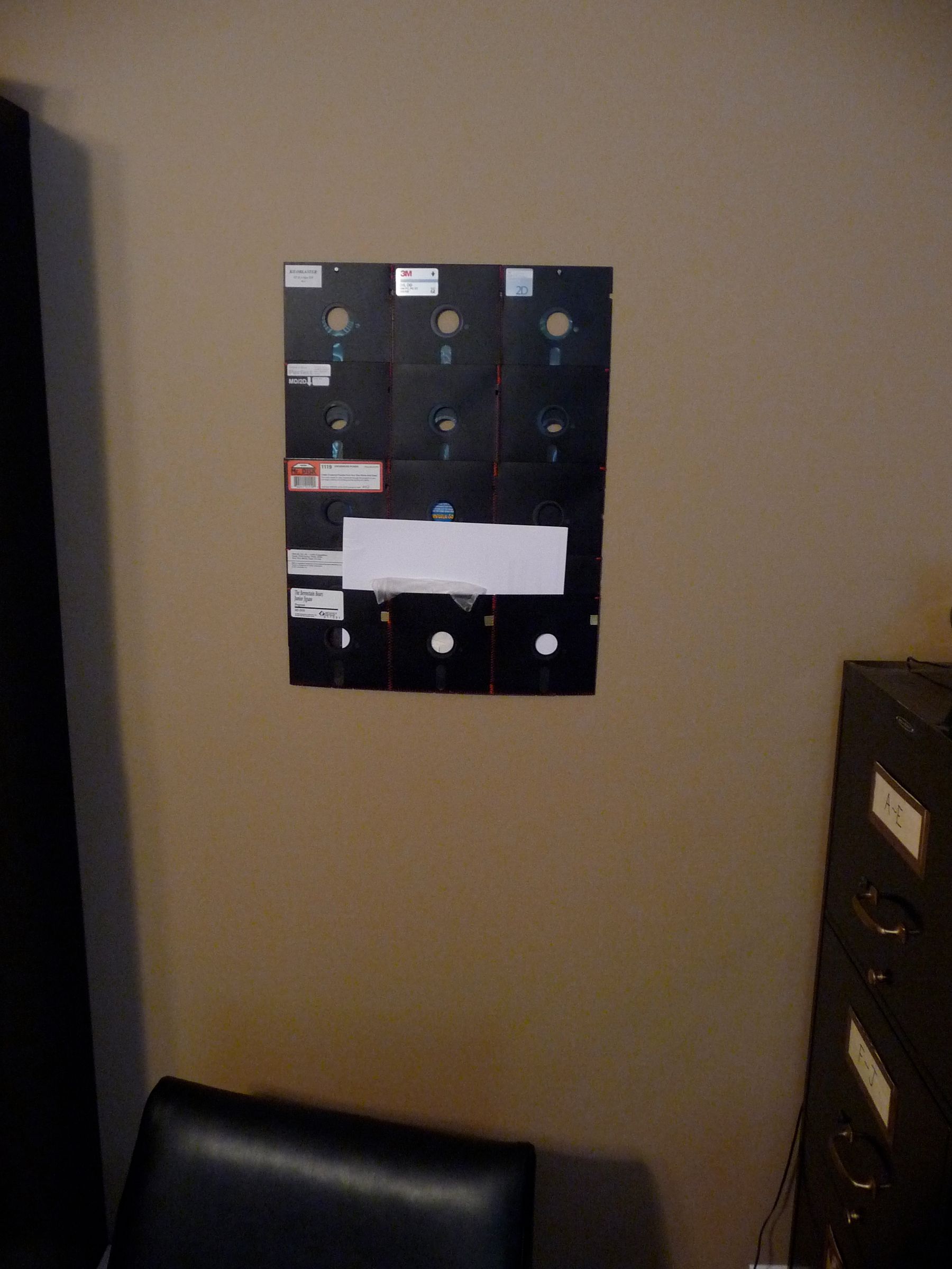 Save Space with 5 1/4" Floppy Disk File Storage