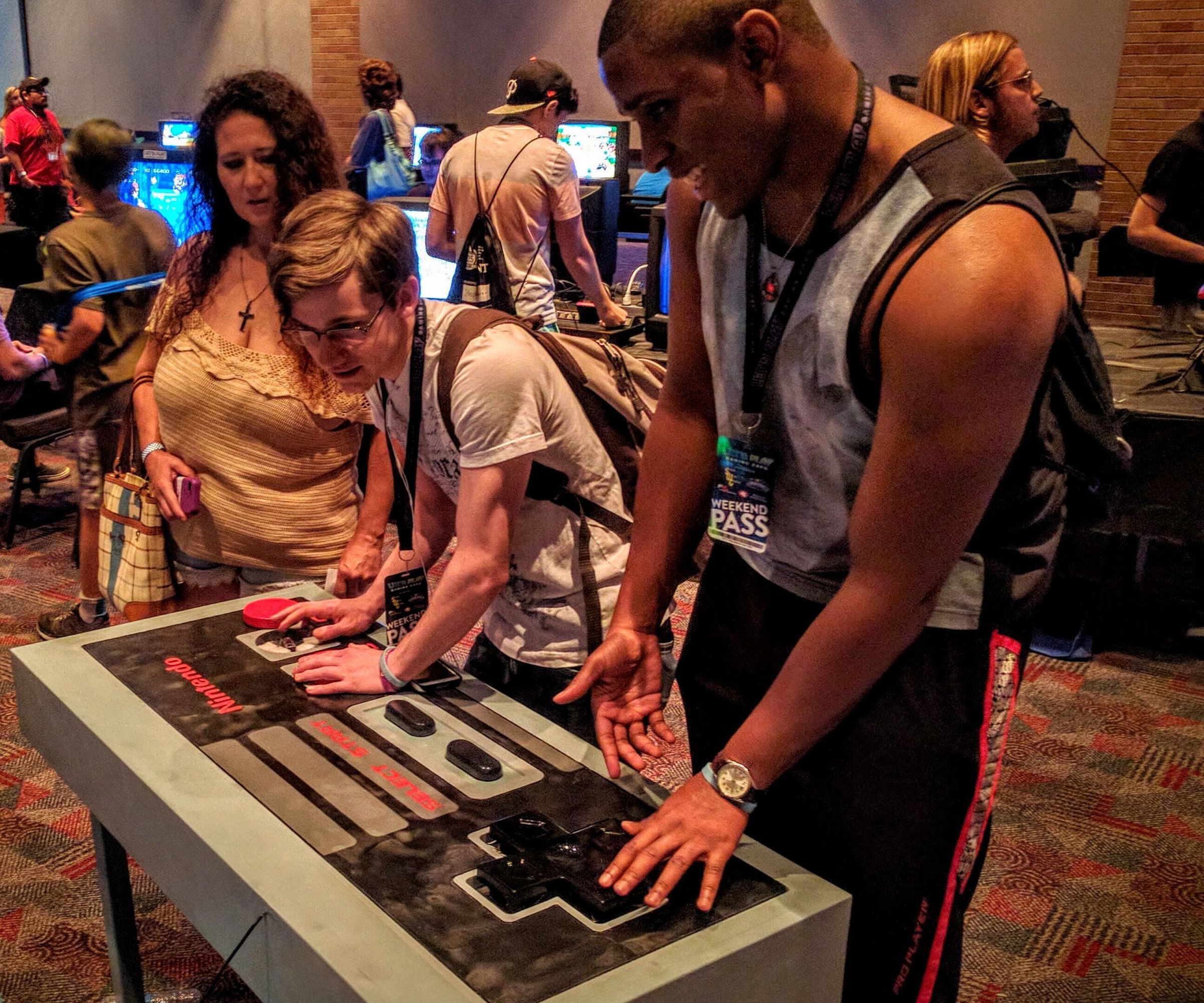 Functional, Huge 100x NES Controller Coffee Table