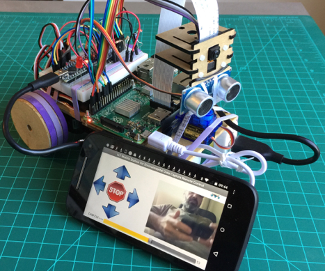 Mobile Station Prototype for Environmental Data Capture ("a Mars Rover Emulator")