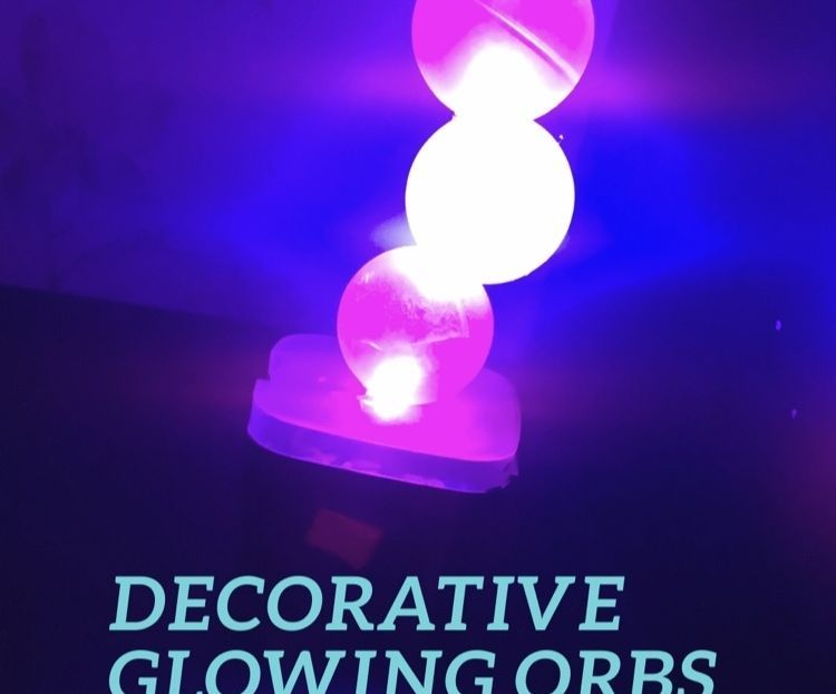 Customizable Decorative Glowing Orbs