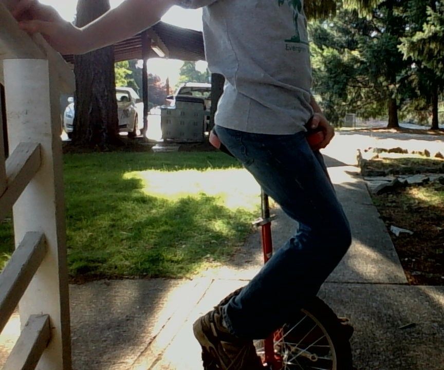 how to ride a unicycle
