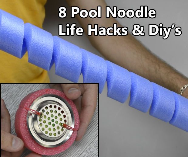 8 Pool Noodle Life Hacks & Diy's