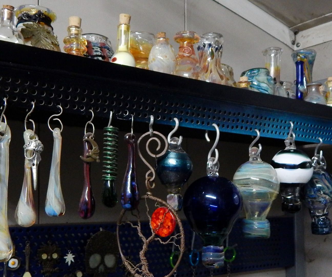 Double Duty Shelving With Cheap Hanger Hack