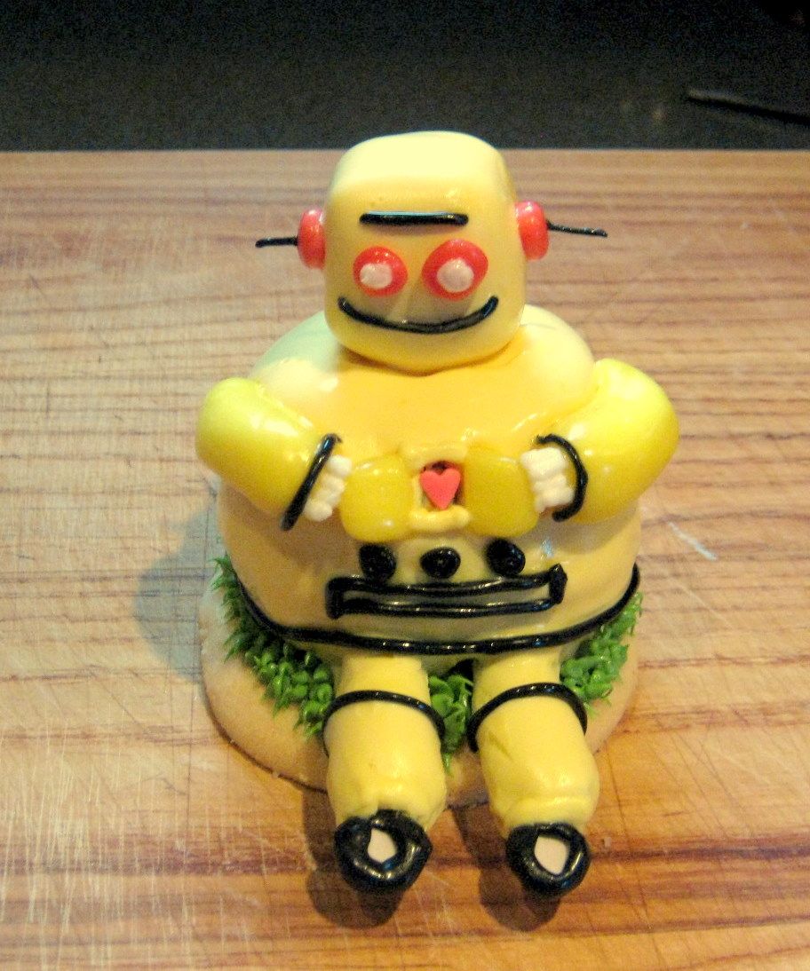 Instructables Robot Cupcake