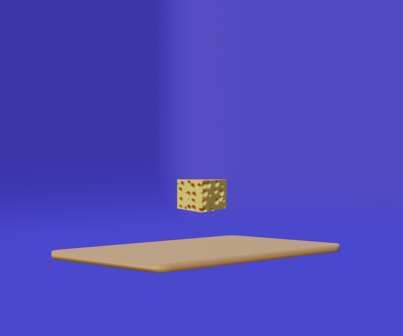 Bouncing Cheese in Blender