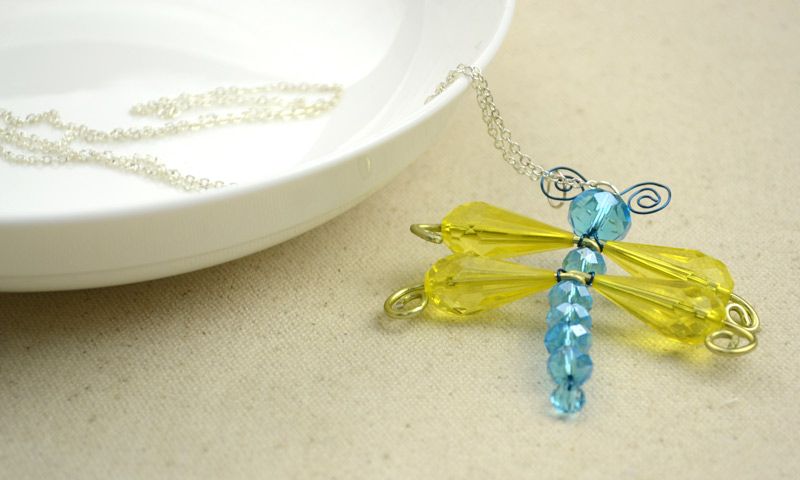 Handcrafted Pendants in Dragonfly Pattern