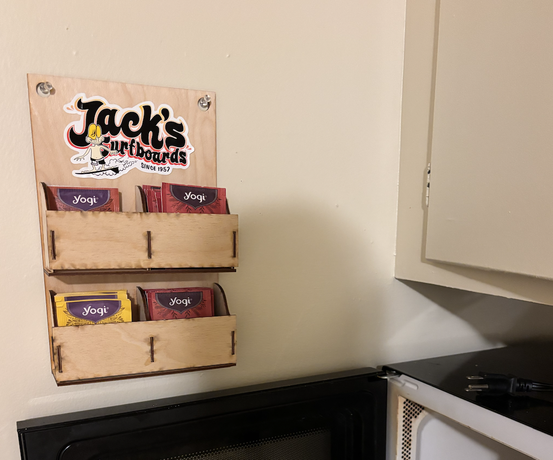 Press Fit Objects With the Laser Cutter- Tea Organizer