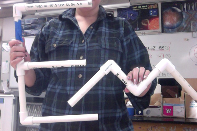 How to Construct the Letters "E" and "M" Out of PVC