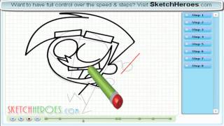How to Draw -Cosmo- (The Fairly OddParents)