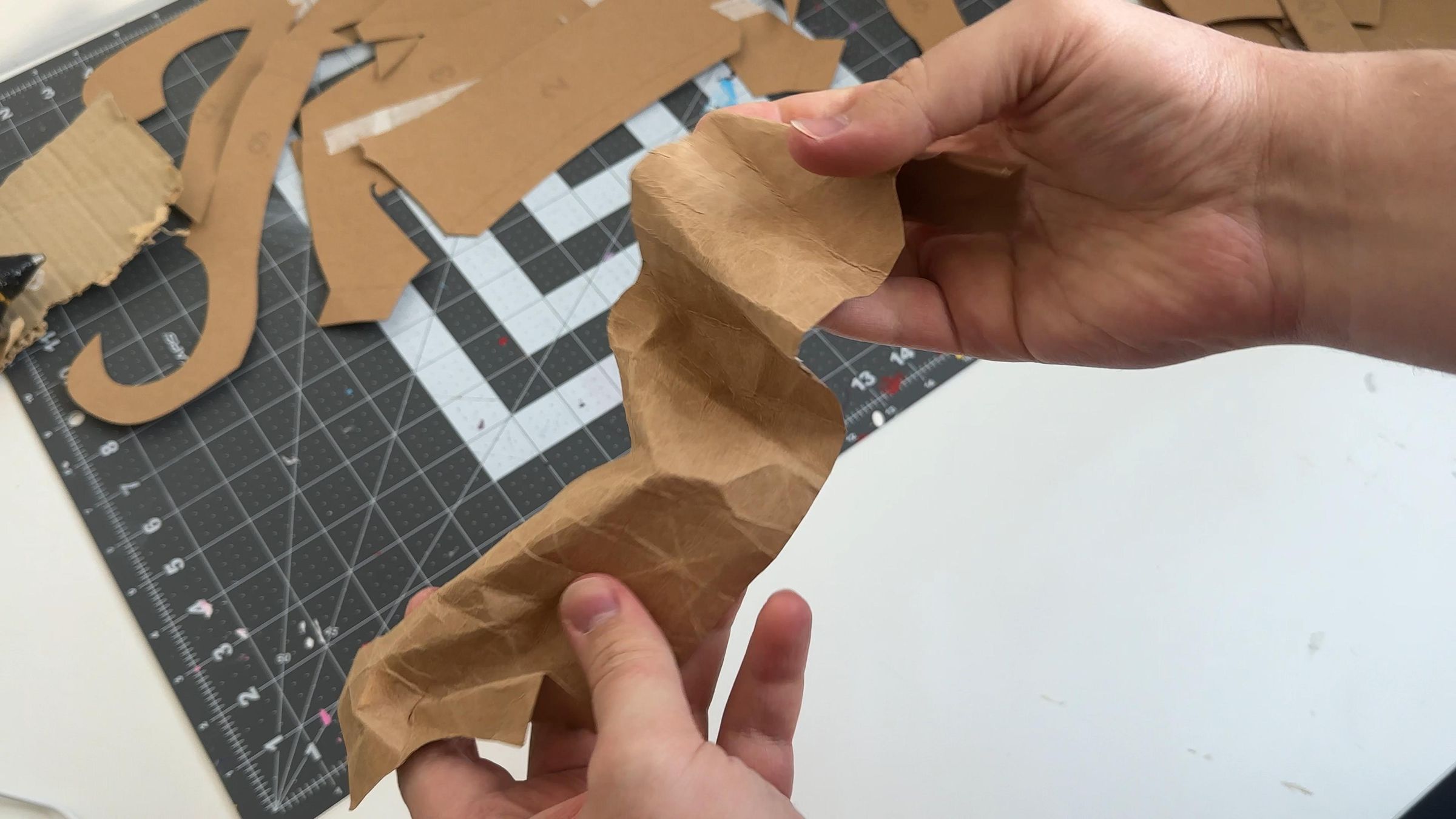 How to Squeeze Cardboard