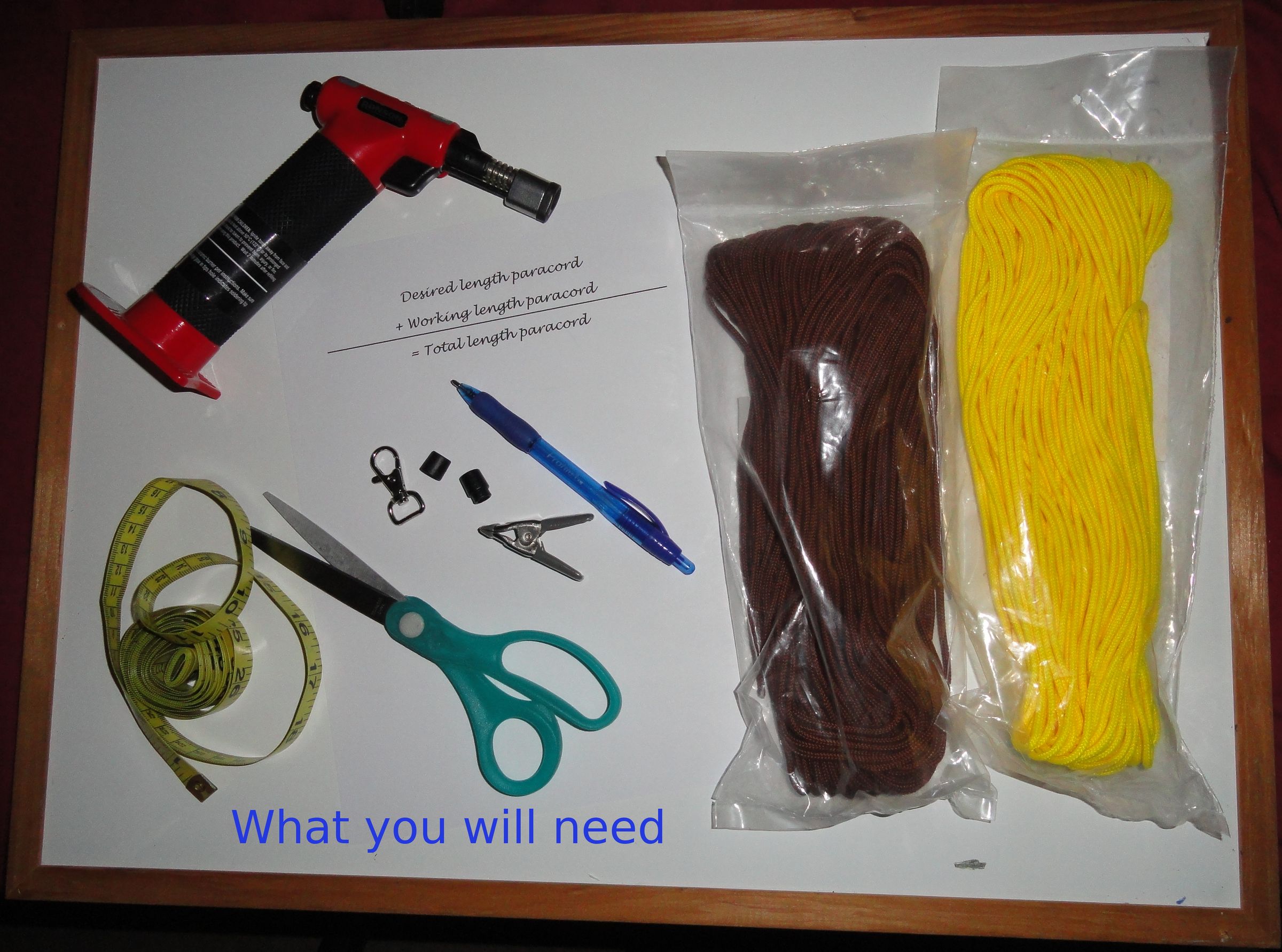 Paracord ID Badge Lanyard 8 Steps (with Pictures) Instructables