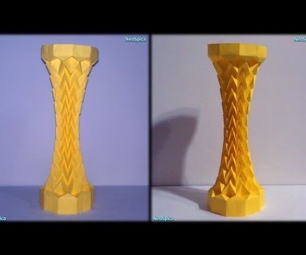 Column miura paraboloid Paper Folding origami