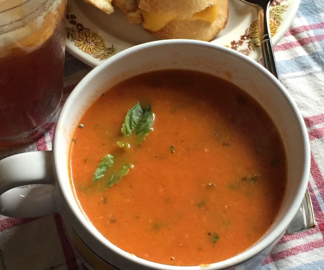 Roasted Tomato Basil Soup