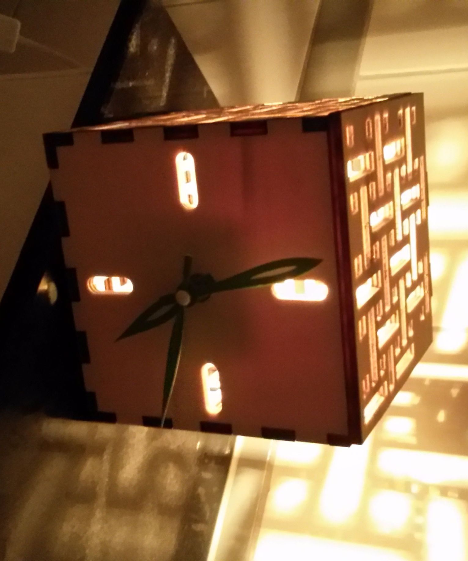 A Clock With a Lamp