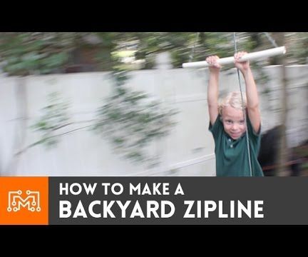 How to Make a Backyard Zipline