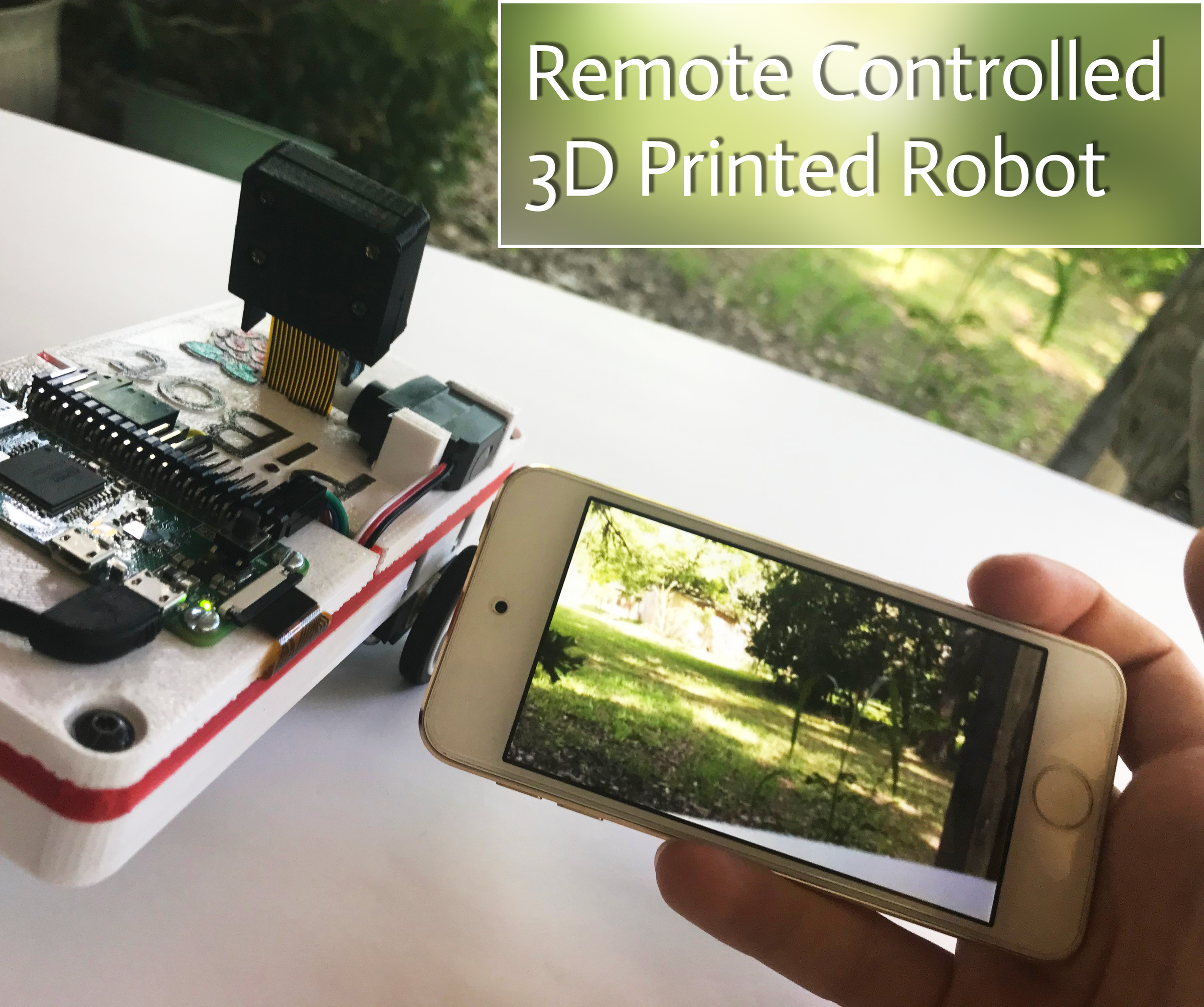 3D Printed Raspberry Pi Zero Robot